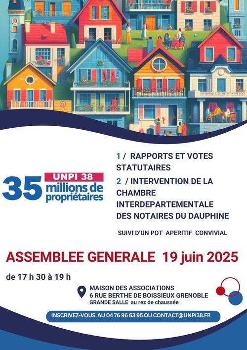Notre Assemblée Générale annuelle approche à grands pas !