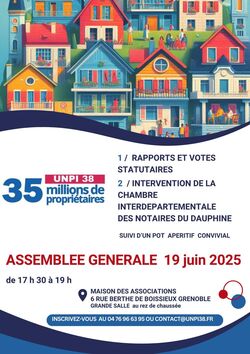 Notre Assemblée Générale annuelle approche à grands pas !