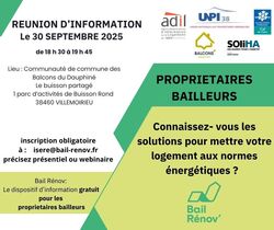 Réunion d'information Les Propriétaires bailleurs et la Rénovation énergétique